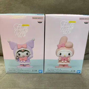 Fluffy Puffy 마이멜로디 & 쿠로미 2체 세트