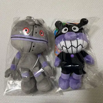 프리티 빈즈 세균맨 다다단단 봉제 인형 2체 세트