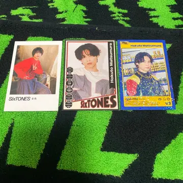 SixTONES [마츠무라 호쿠토] 특전 카드 세트