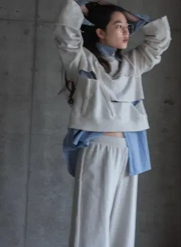 Pieced sweatshirt top k3&co.