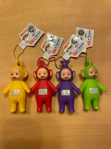 텔레토비즈 에엣! 오! 미니 소프트 비닐 피규어 볼체인 컴플리트 세트