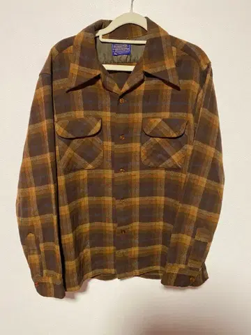 [70s 빈티지] PENDLETON 보드 셔츠 L 극상 배색 USA제