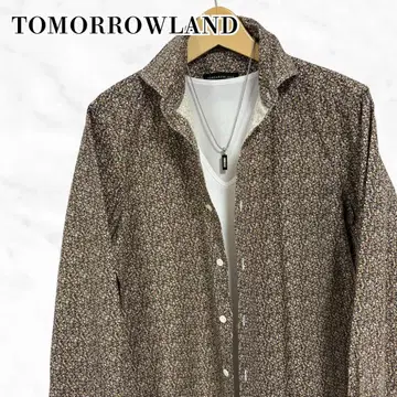 TOMORROWLAND 올 패턴 셔츠 긴팔 셔츠 상의 일본제 꽃무늬 셔츠