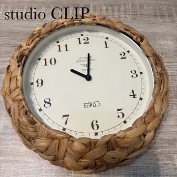 studio CLIP 벽걸이 시계 워터 히아신스