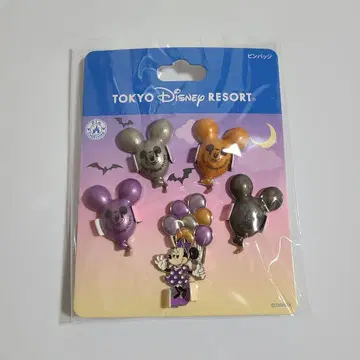 디즈니 미니 풍선 벌룬 할로윈 핀 배지