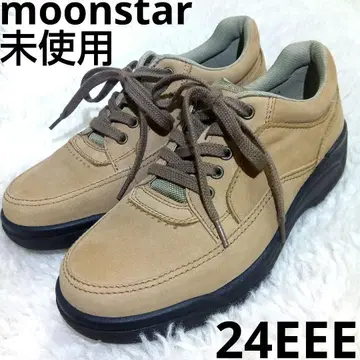 미사용 문스타 스니커즈 24EEE 베이지 워킹