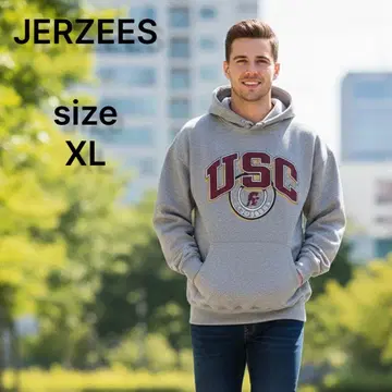 저지 후드 맨투맨 XL 칼리지 로고 플로키 구제 의류