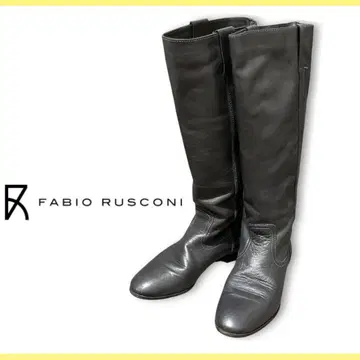 FABIO RUSCONI 파비오 루스코니 롱 부츠 그레이 23.5