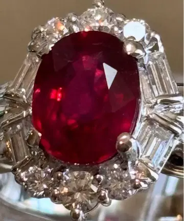 2.67 캐럿 PT 루비 반지