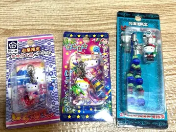 지역 한정 키티 헬로키티 마스코트 지퍼 3세트