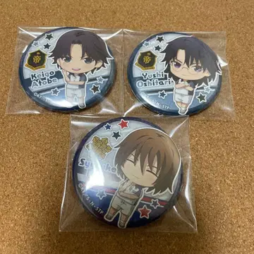 테니스의 왕자님 아토베 케이고 오시타리 유시 후지 슈스케 캔뱃지