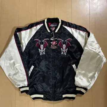 택 포함!! Vintage Style 해골 투탕카멘 자수 스카잔