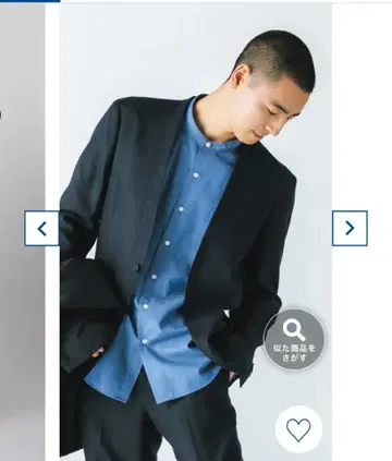 [ 새상품 ] 남성용 노카라 싱글 자켓