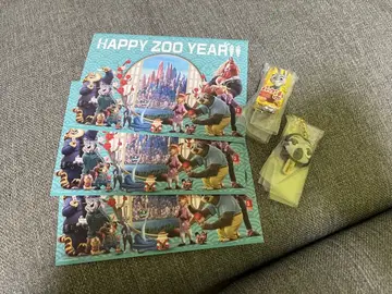 [ 주토피아2 ] 입장 혜택 카드 3장 + 가챠가챠