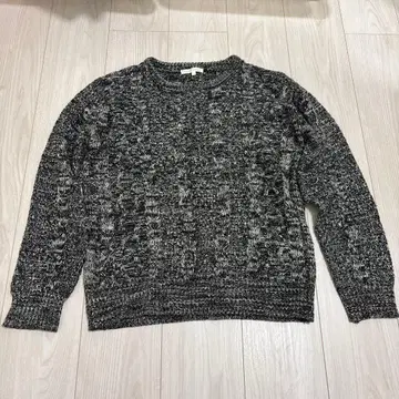 BROWN VINTAGE 니트 스웨터 L 사이즈 남성용 니트 블랙 그레이