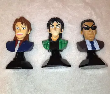 역경무뢰 카이지 파계록편 카이지, 이치죠, 엔도 흉상 3체 세트 새상품급