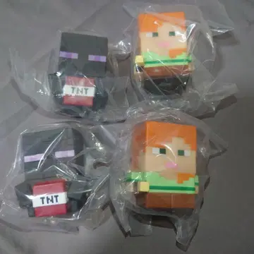 마인크래프트 라이트 마스코트 4개 세트