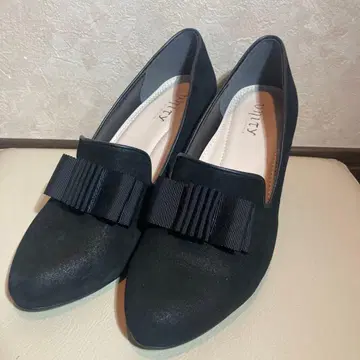 unity 유니티, 블랙, 리본, 펌프스