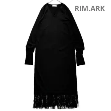 새상품급 리무아크 RIM.ARK 프린지 플레어 드레스