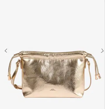 A.P.C. 아페쎄 NINON 백 메탈릭 골드