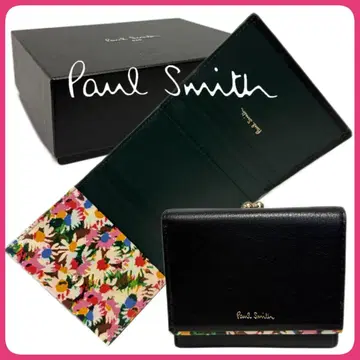 마가렛 프린트 트리밍 3단 폴더형 지갑 폴스미스