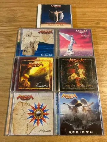 일본반 Angra & Viper CD 7장 세트