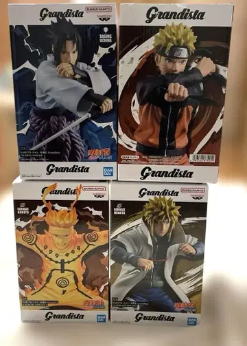 미개봉 Grandista NARUTO 피규어 4체 세트 프라이스