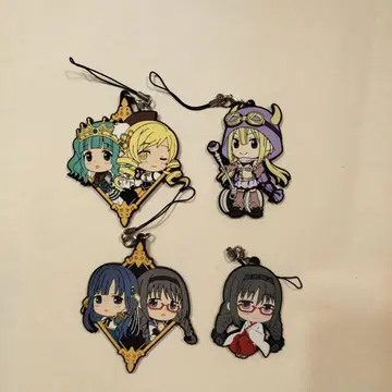 캐릭터 러버 스트랩 세트