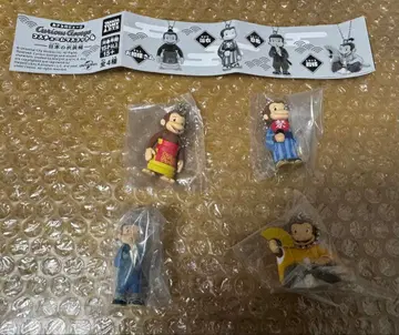 호기심 많은 조지 코스튬 마스코트 4종 일본 의상편 4종 컴플리트 세트