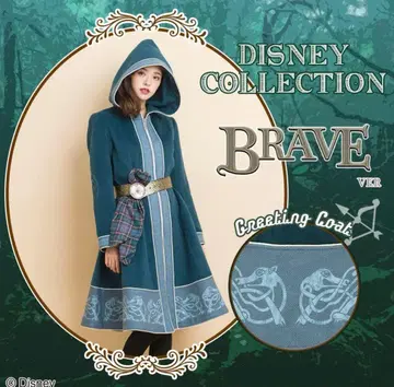 Disney Brave 코트 후드 부착 시크릿허니