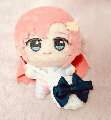 인형용 리본 숄더 핸드메이드 인형 의류 잡화 화이트 x 네이비