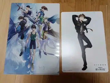 신 기동전기 건담 W 애니메이트 특전 클리어 파일 비주얼 보드 듀오