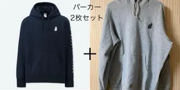 [미개봉&미사용 새상품] 유니클로 피터 카이저 후드티 XL 2장 세트