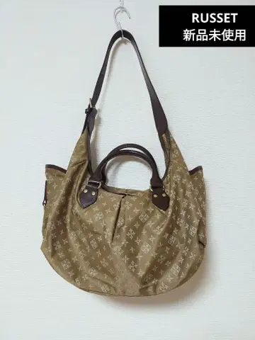 미사용 러셋 2WAY 숄더백 핸드백 브라운