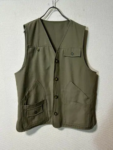 빈티지 헌팅 베스트 Talon 지퍼 사용 리버서블 낚시
