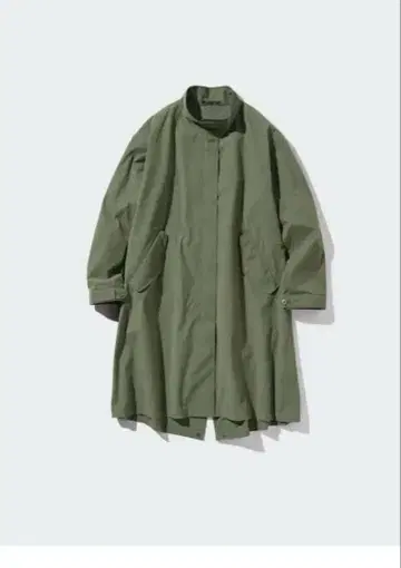 [새상품급] UNIQLO 방수 모즈 코트 카키 M