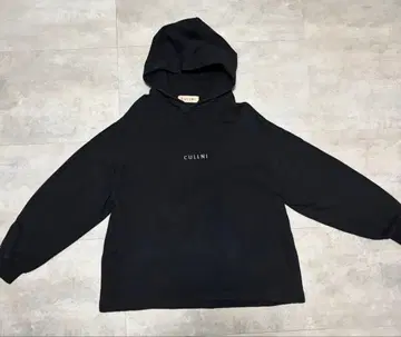 [ 사이즈 1 ] cullni 자수 로고 풀오버 후드티