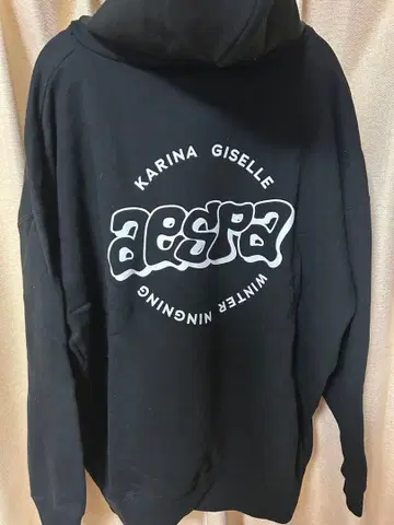 aespa ZOZOTOWN 후드티 블랙