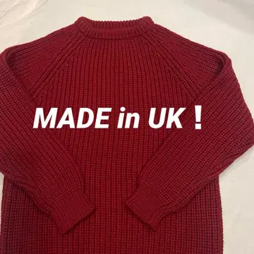 [ 영국제 ] 70s 80s 로우 게이지 크루넥 스웨터 피터 스톰 L