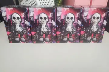 스컬 피규어 4체 세트