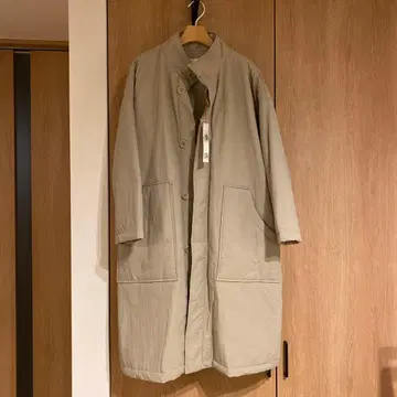 [ 미사용 새상품 ] ata 아타 충전솜 코트 베이지