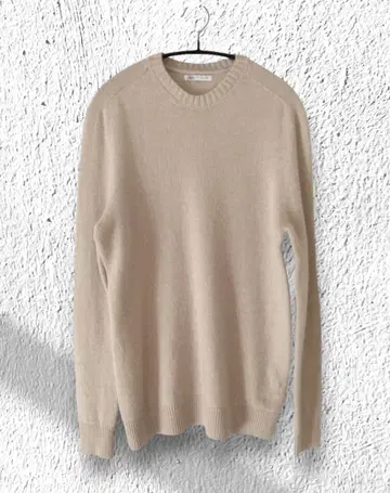 자라 니트 스웨터 울 베이지 L 사이즈 ZARA 새상품급