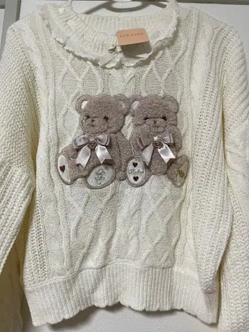 LIZ LISA Twin Bears 니트탑