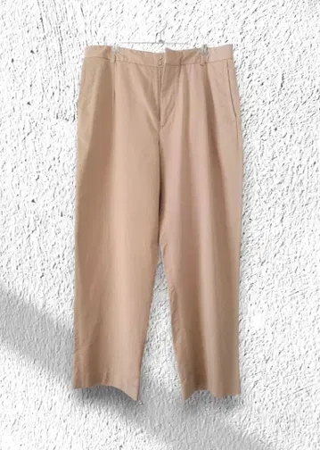 자라 릴랙스 스트레이트 팬츠 베이지 M 사이즈 ZARA 극미품