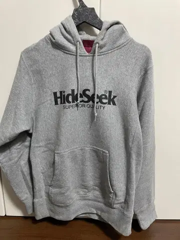 하이 스웨트 후드티 그레이 hideandseek