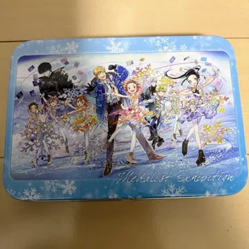 메달리스트전 응원 배너풍 엽서 수납 캔 케이스