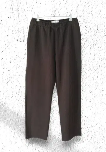 자라 조거 팬츠 다크 브라운 스트레이트 M 사이즈 ZARA 컨디션 최상