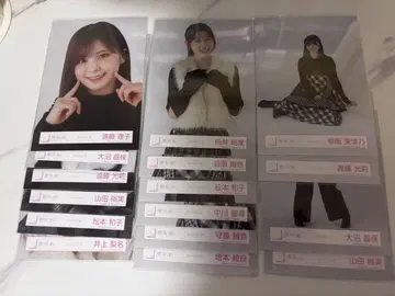 사쿠라자카46 브로마이드 체크 코디 묶음 판매