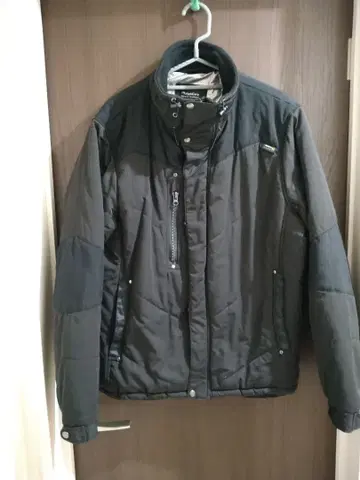 FieldCore 그레이 다운 자켓 LL 방한 뒷면 알루미늄 워크맨