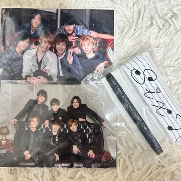 SixTONES 소년들 오리지널 사진, 실리콘 밴드 세트 판매